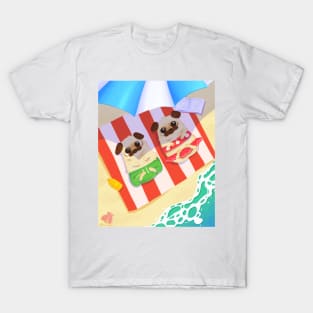 Beach Pugs T-Shirt